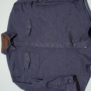 Jachs Brown Tweed Like Outdoor Shirt Jacket Shacket Heavy XXL
